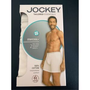 NWT Jockey Mid-Rise Midway Boxer Briefs